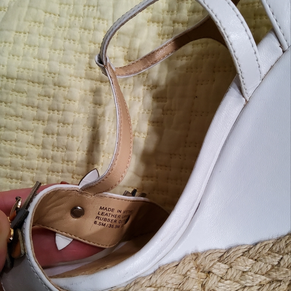 MICHAEL Michael Kors Heidi Wedge Espadrilles Size 6,5 - Picture 6 of 12